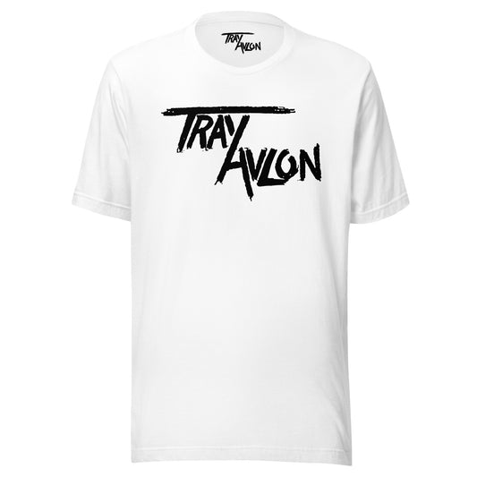 Tray Avlon Logo Unisex T-shirt (White)